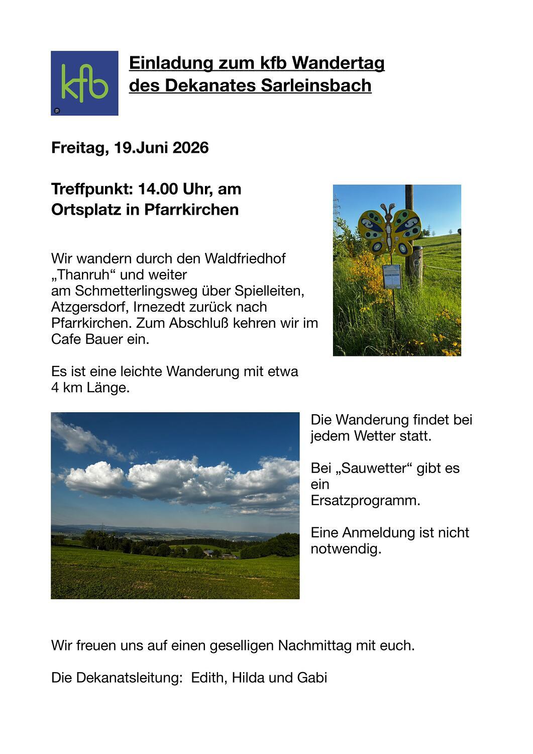 Kfb Einladung / Gabi Anreiter
