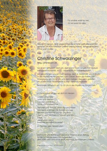 Christine Schwarzinger