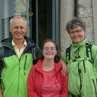 Familie Kolnberger: Helmut, Marion und Ingrid