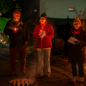 Familie Haijes lud zur adventlichen Feier