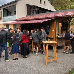 Der Moststand war wieder mal am längsten besucht.