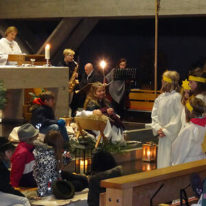 Krippenspiel bei der Kinderweihnacht 2016