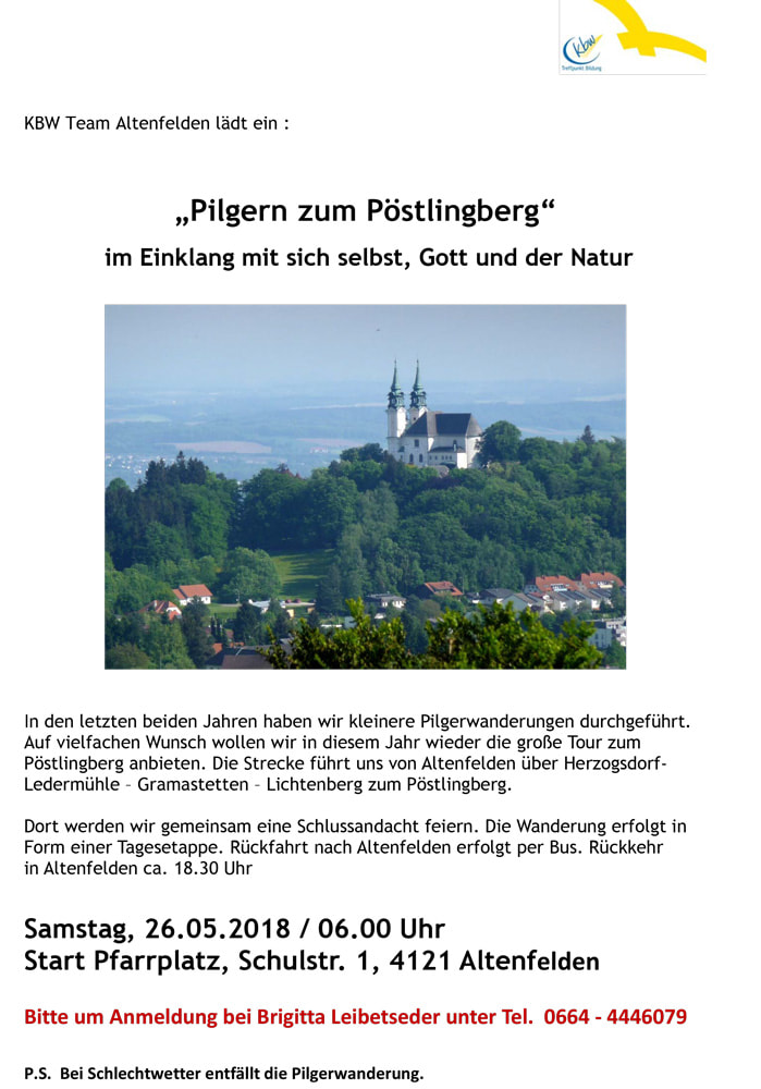 Pilgern Pöstlingberg