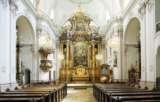 Abendmesse in der Ursulinenkirche