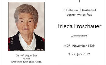 Frieda Froschauer