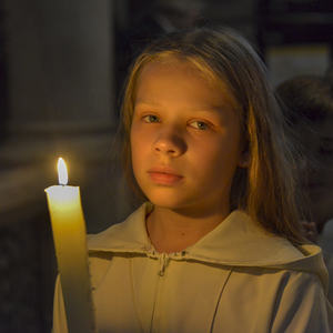 Kirchdorfer Ministranten beim Gottesdienst