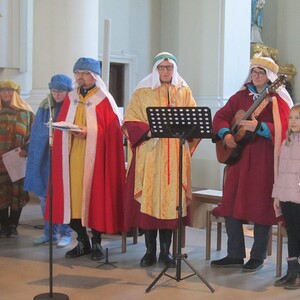 Musiker bei der Sternsinger-Messe                               