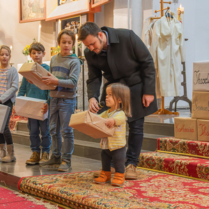 Am Christkönigs-Sonntag wurden in der Pfarrkirche Kirchdorf an der Krems beim Sonntagsgottesdienst neue MinistrantInnen aufgenommen