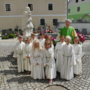 Aufnahme MinistrantInnen, Pfarre Sarleinsbach