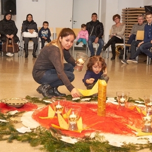 Weihnachten mit Asylwerbern   