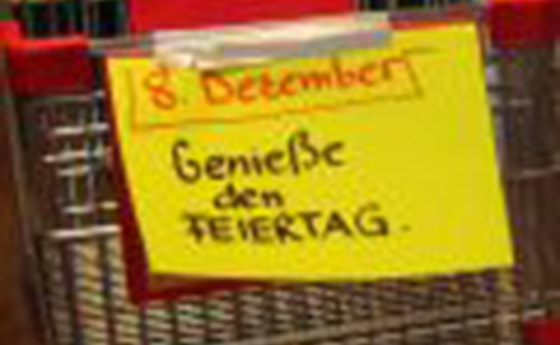 8. Dezember - Genieße den Feiertag