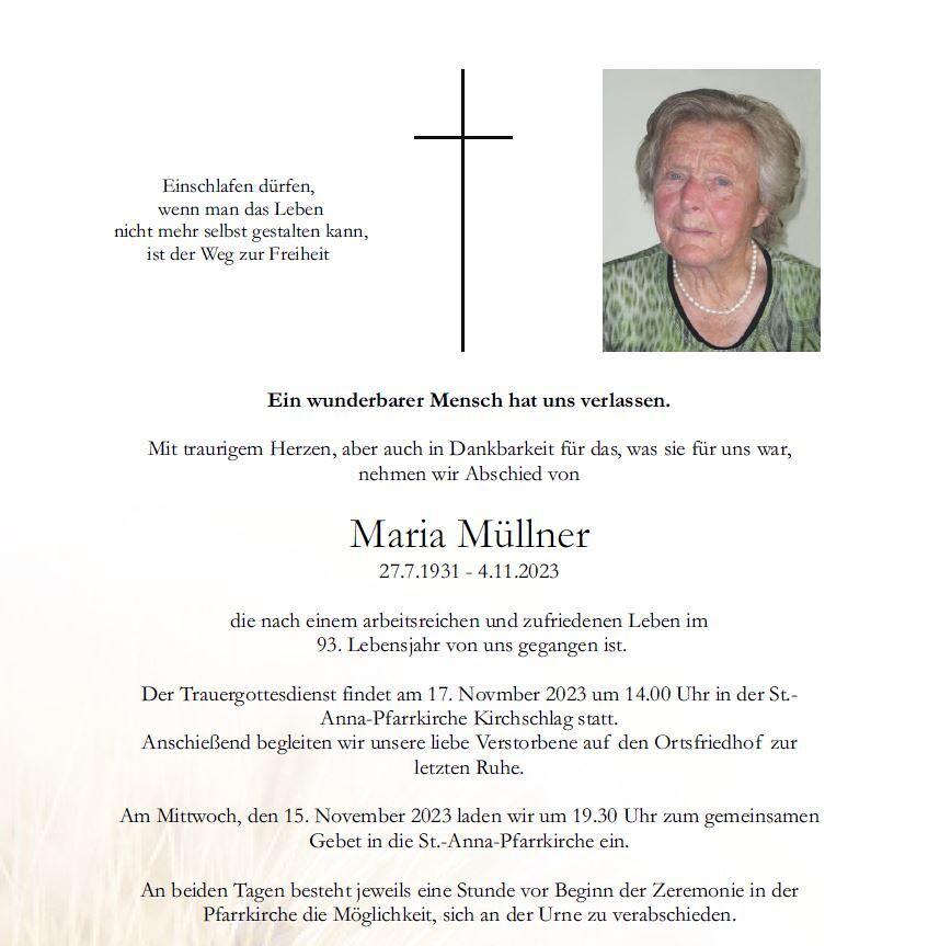 Maria Müllner