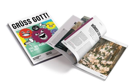 Die Herbst-Ausgabe des GRÜSS GOTT!-Magazins erscheint Mitte Oktober.. / © Red Bull Media House Die Herbst-Ausgabe des GRÜSS GOTT!-Magazins erscheint Mitte Oktober..