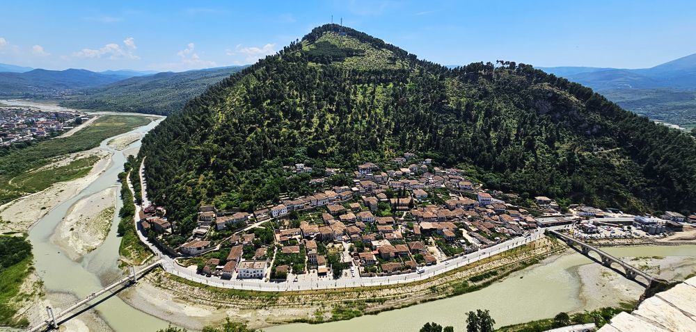 Blick auf die Stadt Berat