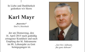 Karl Mayr