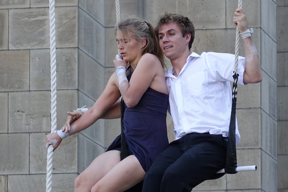 Pflasterspektakel 2018 / © Dommusikverein Linz/Stefanie Petelin Liv & Tobi: „Acrophobia“