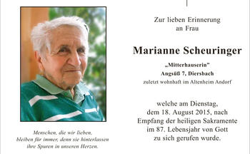 Marianne Scheuringer