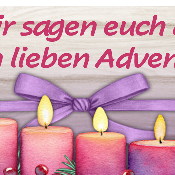 Einladung für Kinder im Advent