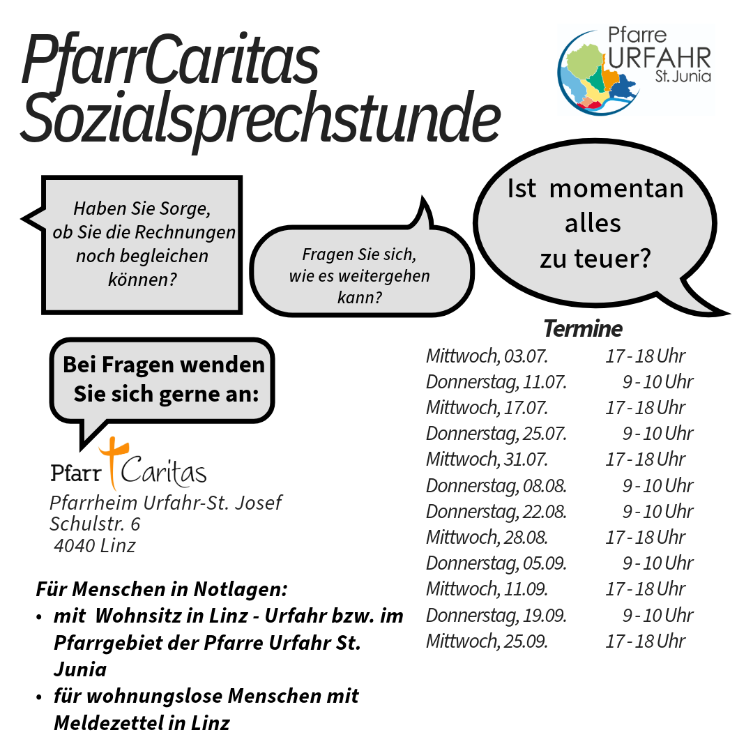 Pfarrcaritas Sprechstunde