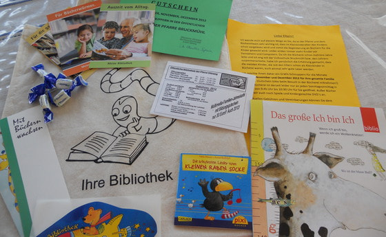 Bibliotheksackerl an die Spielgruppe      