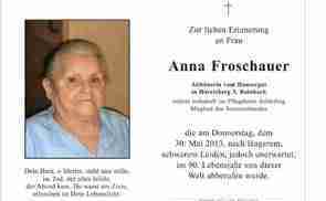 Anna Froschauer