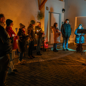 Familie Haijes lud zur adventlichen Feier