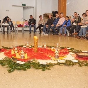 Weihnachten mit Asylwerbern   