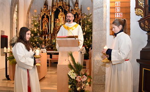 Täuflingsgottesdienst in der Pfarre Grünbach