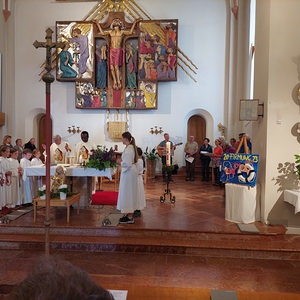 Gottesdienst mit den Wallfahrern aus Lohnsburg und Waldzell