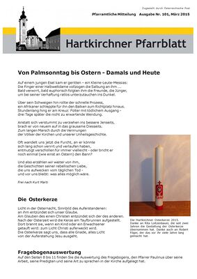 Pfarrblatt März 2015