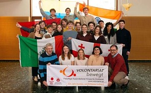 Gruppenfoto der Freiwilligen 