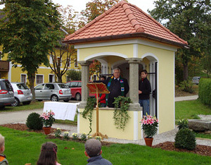 Segnung der Aminger Schutzengel-Kapelle