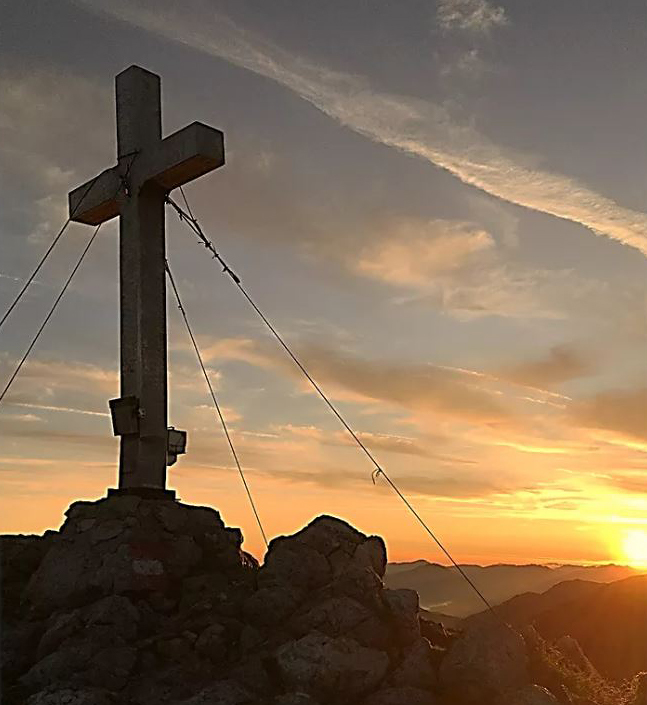 Sonnenaufgang am Kleinen Pyhrgas