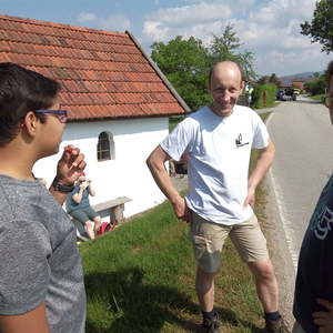 Rast bei der Kapelle in Zwölfling