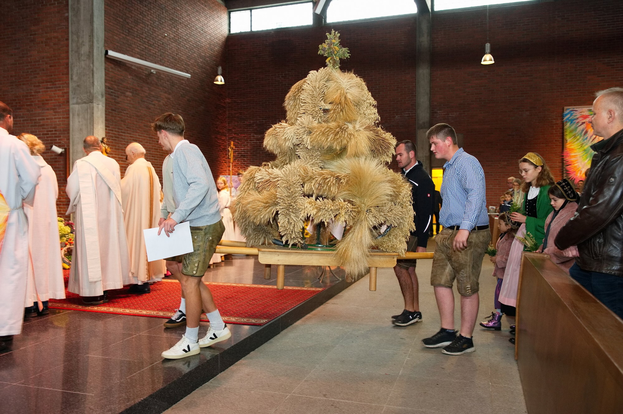 Auch heuer konnten wir beim Erntedankgottesdienst wieder danken für die gute Ernte und das gute Leben.