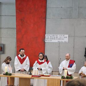 gemeinsamer Gottesdienst St. Quirinus und Marcel Callo