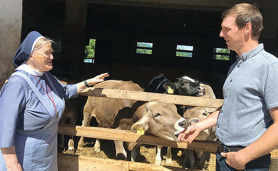 Sebastian Perwein aus Leogang in Salzburg hat die Klosterlandwirtschaft gepachtet und lebt mit Familie in Wernberg.