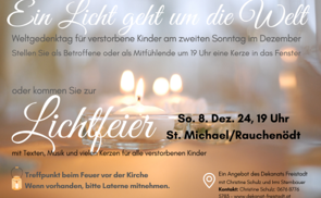 Weltgedenktag frühverstorbene Kinder in St.Michael am 8.12.24