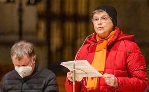 Initiatorin Schwester Maria Schlackl SDS (Initiative „Aktiv gegen Menschenhandel – Aktiv für Menschenwürde in OÖ“) 