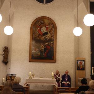 Messe in St. Quirinus und nach der Sternwallfahrt in Auwiesen