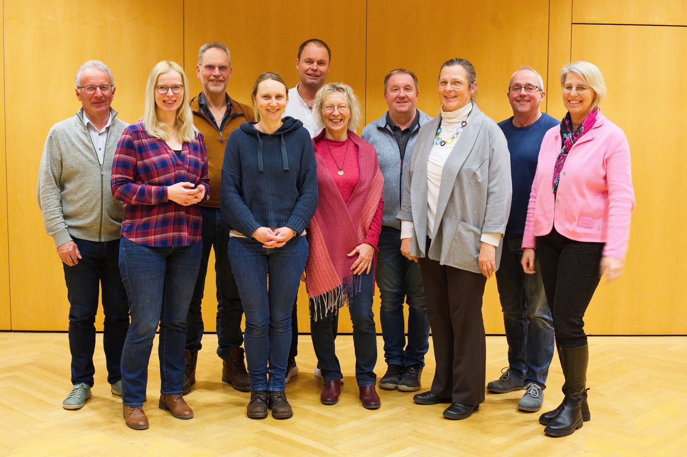 Ernst Ornetsmüller, Sabine Kranzinger, Ralf Honermann, Christina Gneiß, Bernhard Pfusterer, Otti Eder, Franz Reiter, Maria Aicher, Alois Hangler, Barbara Eckl 