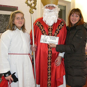 Der Nikolaus in der Pfarre Pfarre Linz-St. Theresia