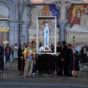 Lourdes, Lichterprozession 