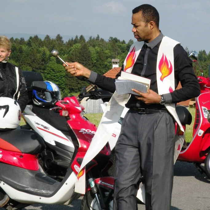 Moped und Motorradsegnung                                                                                   