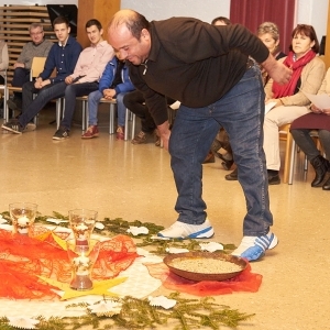 Weihnachten mit Asylwerbern   