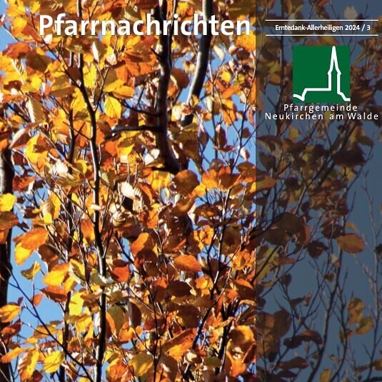 Pfarrnachrichten Erntedank-Allerheiligen