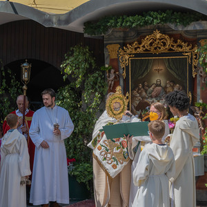 Gottesdienst und Fronleichnamsprozession in Kirchdorf/Krems