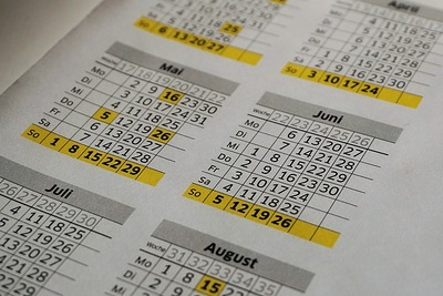 Übersicht Kalender