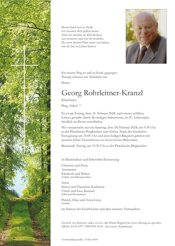 Georg Rohrleitner-Kranzl