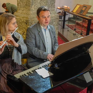 Familie Renhardt umrahmte den Gottesdienst musikalisch.